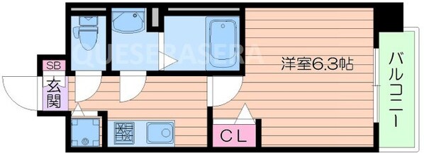 プレサンス梅田東アルファの物件間取画像